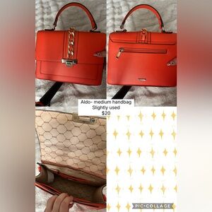 Aldo Bold Orange Shoulder Bag
